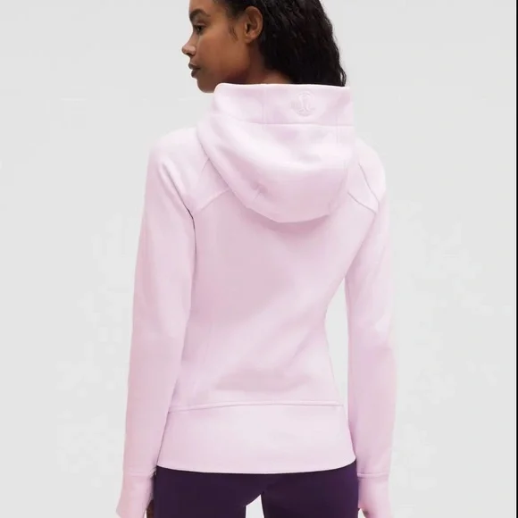 NWT $138 LULULEMON Pink Organza Scuba Full Zip Hoodie Jacket 8, 10, 12 - Picture 2 of 16